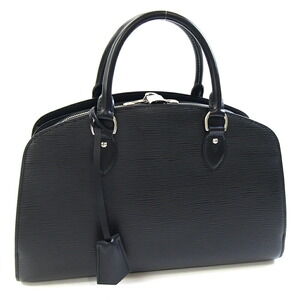Louis Vuitton Epi Pont Neuf Handbag Noir Black Padlock